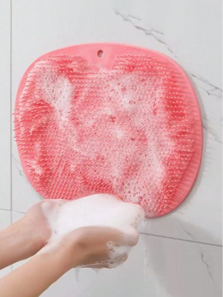 Silicone Wall-Mounted Back Scrubber