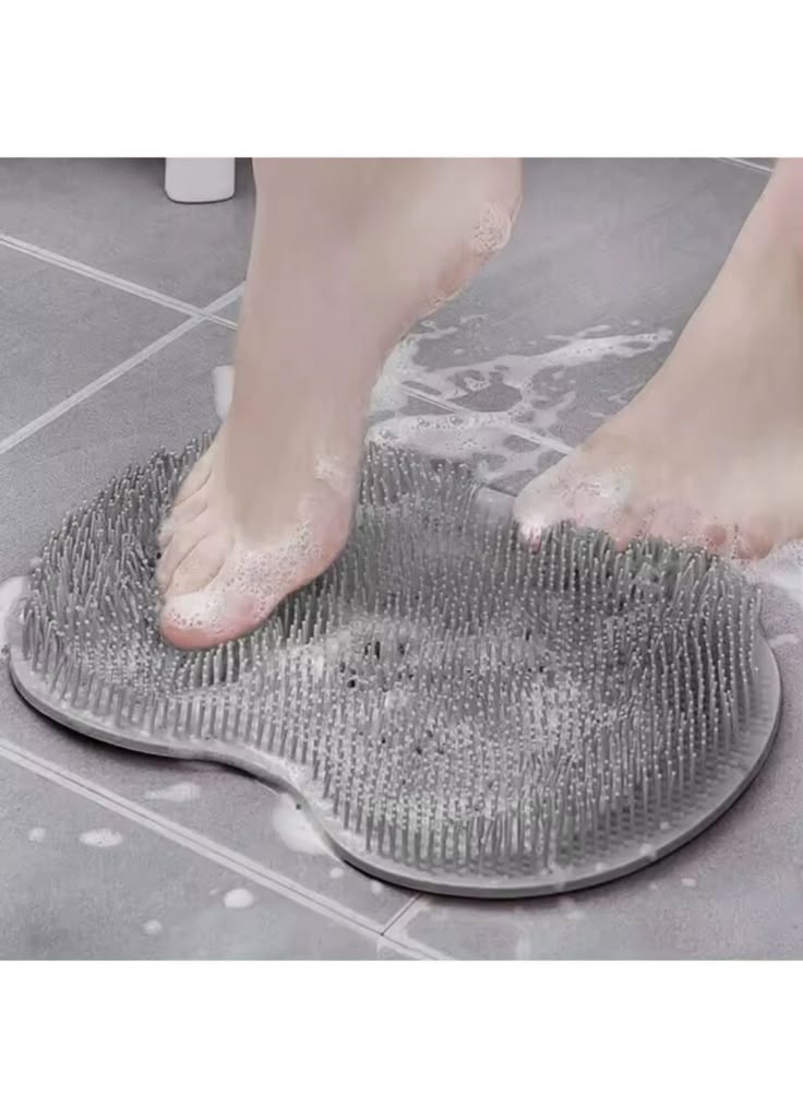 Silicone Wall-Mounted Back Scrubber