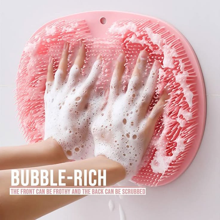 Silicone Wall-Mounted Back Scrubber